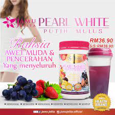 Goncang shaker atau kacau di dalam untuk kesan nutrisi yang lebih optima, anda disarankan mengambil pearl white putih mulus 15 minit sebelum sarapan pagi dan sebelum tidur malam. Pantang Larang Jamu Jelita Pearl White Fiber