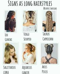 Zodiac Season Zodiacsigns Long Hairstyle Of The Zodiac Uzun Sac Sac Zodyak Isaretleri