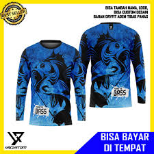 Meskipun kekocakan foto itu nampak biasa, tetapi gambar itu bisa mengganti mood kalian, mulai yang mulanya boring dapat berubah senang ketika melihatnya. Kaos Mancing Lengan Panjang Pria Jersey Fishing Mancing Mania Custom Full Printing 05 Shopee Indonesia