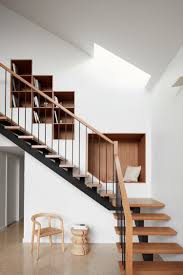 Viertelgewendelte Treppe Metall Holz Leseecke Gelander Interiors Staircase Treppe Haus Treppe Holz Gelander Treppe