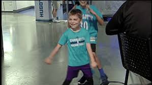 I found the video on youtube, matt was singing the song of the program, and they was dancing, is really funny. Lets Go Backpack Kid Dance Gif By Nba Find Share On Giphy