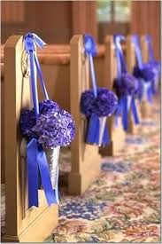 Use this as part of the bouquets, ideal mostly for an informal, garden or rustic wedding. Pew Flowers Ball Style Church Wedding Decorations Wedding Flower Decorations Pew Decorations