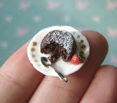 Fondant Au Chocolat Tiny Cakes Miniature Cake Mini Chocolate Cake