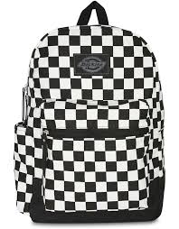 Excel 6 backpack, black/white fw21, one size. Black White Checkered Colton Backpack Dickies