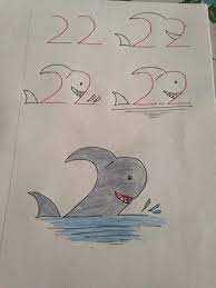 kid friendly drawings that are made with numbers as a base drawing for kids number drawing super easy drawings