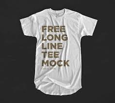 Longline T Shirt Mockup Psd Mockup Camiseta Camiseta Mockup