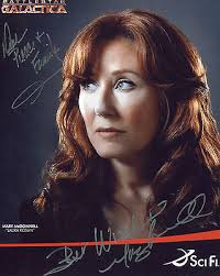 Mary McDonnell signed autograph Battlestar Gallactica Laura Roslin Sci Fi