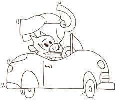 Elephant and piggie coloring page. Elephant And Piggie Coloring Sheet Novocom Top