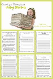 Our set of think, draw and write worksheets are a fun exercise for early writers. Newspapers Part 5 Editorials The Curriculum Corner 123