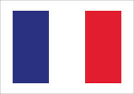 Frankrikes flagga är en trikolor med vertikala fält i färgerna blått, vitt och rött. Kop Flagga Frankrike Poster Har Bga Se