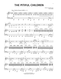 The book, set in around be more chill contains examples of: Joe Iconis The Pitiful Children From Be More Chill Sheet Music Pdf Notes Chords Musical Show Score Piano Vocal Download Printable Sku 188961