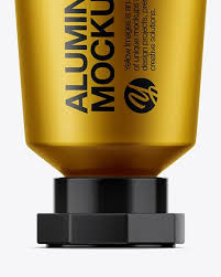 Download Aluminium Tube Mockup Front View Aluminium Art Design Exclusivemockup Gold Label Mockup Package Paint Packaging Mockup Cosmetic Jars Aluminium Art PSD Mockup Templates