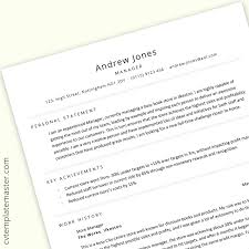 Download free resume templates for microsoft word. Manager Cv Free Two Page Professional Cv Template In Ms Word Format Cvtemplatemaster Com