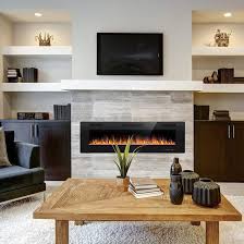 Wall mounted and recessed electric fireplace, adjustable flame color and speed fireplace heater fit. Ebern Designs Amarah Recessed Wall Mounted Electric Fireplace Reviews Wayfair Ca