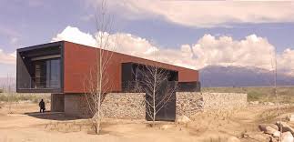 Beautiful Simple Home Uses 5 Building Materials Stone Steel Wood Concrete Glass