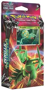 Then, they can augment their card collections with booster packs that provide more cards, letting players develop more diverse decks. Amazon Com Pokemon Tcg Sun Moon Celestial Storm Leaf Charge Theme Deck Grass Lightning Power 60 Card Deck Featuring Sceptile Collectible Trading Card Set Toys Games