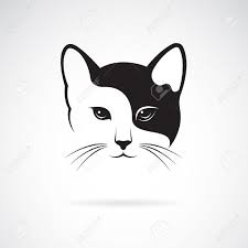 Vector Image Of A Cat Face Design On White Background Cat Face Cat Vector Kitty Images