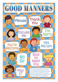 Good Manners Smart Chart In 2020 Learning English For Kids Teaching Manners Afterschool Activities