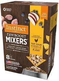 Instinct Freeze Dried Raw Boost Mixers Grain Free Cage Free Chicken Recipe All Natural Dog Food Top Dog Food Recipes Freeze Dried Dog Food All Natural Dog Food
