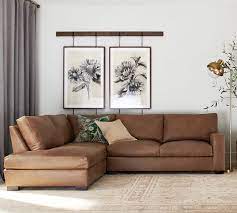 Check spelling or type a new query. Turner Square Arm Leather Return Bumper Sectional Pottery Barn