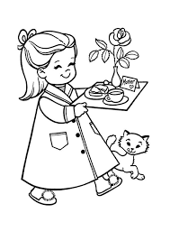 Mother And Daughter Coloring Page In 2020 Mothers Day Coloring Pages Mom Coloring Pages Coloring Pages