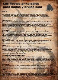 Trastos De Bruja Fiestas Principales Para Hadas Y Brujas Book Of Shadow Wicca Witch Magic