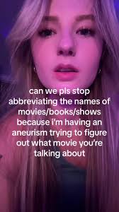 unless its widely used i will actually never figure it out, tsitp took me  literally 10 minutes so no im not gonna know tmwillsmb #help #abbreviations  #bookrecommendations #movie #tv #anime #funny ...
