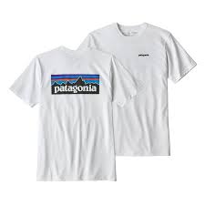M S P 6 Logo Responsibili Tee White Whi Patagonia Patagonia Mens T Shirt