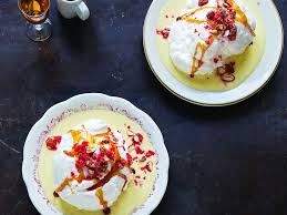 Meringue Floating In Creme Anglaise Ile Flottante French Desserts French Dessert Recipes Creme Anglaise Recipe