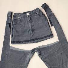 Aus der jeans einen rock zu machen war eine super idee. Neue Linkparty Upcycling Love Firlefanz Blog