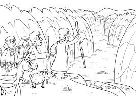 See more ideas about bible crafts, bible for kids, sunday school crafts. Moses Parting Sea Coloring Pages Coloring Home