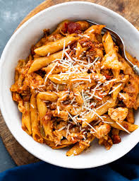 Baked goods fresh from the oven spread tantalizing ar. 15 Minute Chicken Pasta Gimme Delicious