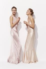 These Slinky Satin Maxi Dresses By Ghost In Shimmering Shades Of Blush Pink And Oyster Are Surely Th Ghost Bridesmaid Dress Satin Maxi Dress Bridesmaid Dresses