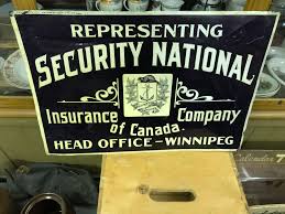 If filing under a critical illness policy, we will also need the charge for the exam. Security National Insurance Company Winnipeg Tin Tacker Sign National Insurance Insurance Company Insurance