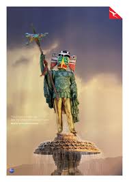Qantas has unveilled a new advertising campaign aimed at getting back to the basics of why people choose to fly with the airline. Qantas Print Advert By Droga5 Oneworld 3 Ads Of The World