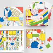 Product title ebros frank lloyd wright cube 3d puzzle 2.25 height. Frank Lloyd Wright Wooden Puzzle Set Galison