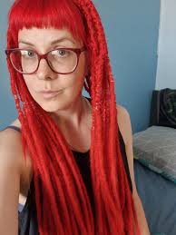 Made by me,not perfect but nice Syntetic dreadlocks