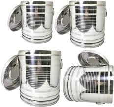 Stainless steel kitchen containers sets in mathematics. Bartan Hub Kitchen Cookware Serveware Online At Best Prices Available On Flipkart