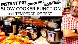 You can slow cook hearty roasts and stews. Slow Cooker Test Instant Pot Ninja Foodi Crock Pot Comparison Youtube