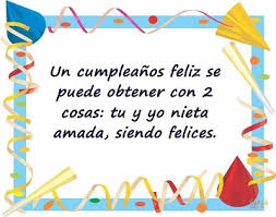 10 Bellos Mensajes De Feliz Cumpleanos Para Un Nieta Cumpleanos Feliz A Ti