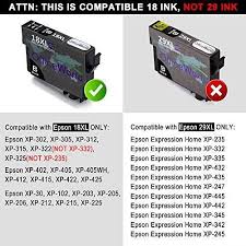 Installer une imprimante epson stylus sx 218 sans le cd. Officeworld Remplacer Pour Epson 18 18xl Cartouches D Encre Haute Capacite Compatible Pour Epson Expression Home Xp 425 Xp 225 Xp 41 Prix Pas Cher Cdiscount