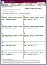 Number and operations in base ten: Description Download Worksheet 10218 Ccss Math Content 4 Nbt A 2
