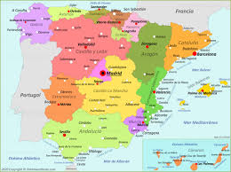 Se trata de una de las fronteras internacionales más pequeñas en el mundo, y rodea tres plazas de soberanía, de las posesiones españolas en el norte de áfrica: Mapa De Espana