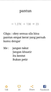 Check spelling or type a new query. Fakta Menarik Pantun Wattpad
