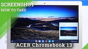 How to take a screenshot on a chromebook the quickest way to take a screenshot on a chromebook is to use a keyboard shortcut: How To Take Screenshot In Acer Chromebook 13 Save Displayed Content Youtube