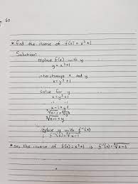 Finding Inverse Functions Example 2 Inverse Functions Worksheet Template Math Notes