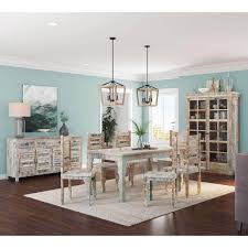 Hillsdale emerson 5 piece rectangle dining set. Tucson Rainbow Reclaimed Wood 9 Piece Dining Room Set