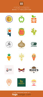 Logolounge Book 11 Collection Food Logos Fruits And Vegetables Burgers Sushi And Hot Dogs Restaurant Logo Design Font Design Logo Typographic Logo Design