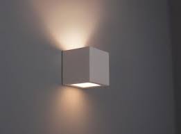 Wandleuchte Kubik Keramik Wandlampe Lampe Leuchte Gipslampe Wandlampe Wandleuchte Lampen Treppenhaus