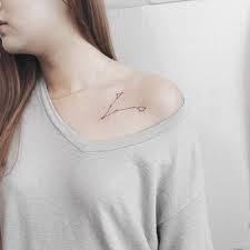 Minimalist Pisces Constellation Tattoo On The Collarbone Pisces Constellation Tattoo Constellation Tattoos Pisces Constellation